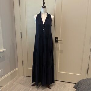 Lilly Pulitzer Malone Maxi Dress in True Navy XS